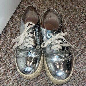 Silver LF Shoes Size 10